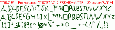 查看字体及作者详细介绍