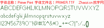 查看字体及作者详细介绍