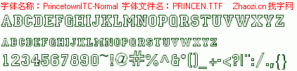 查看字体及作者详细介绍