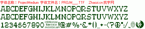 查看字体及作者详细介绍