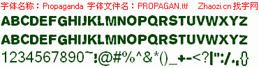 查看字体及作者详细介绍