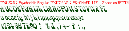 查看字体及作者详细介绍