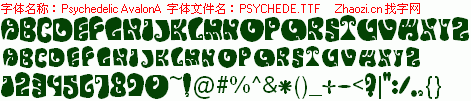 查看字体及作者详细介绍