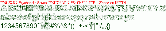 查看字体及作者详细介绍
