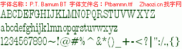 查看字体及作者详细介绍