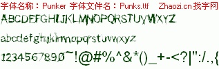 查看字体及作者详细介绍