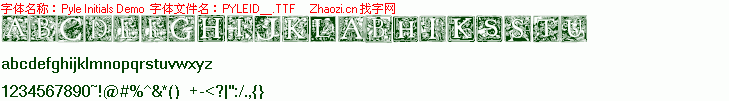 查看字体及作者详细介绍