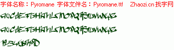 查看字体及作者详细介绍