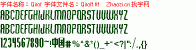 查看字体及作者详细介绍