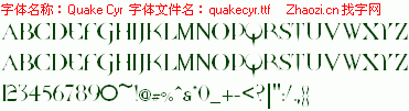 查看字体及作者详细介绍
