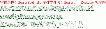查看字体及作者详细介绍