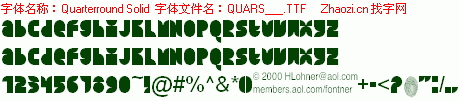 查看字体及作者详细介绍