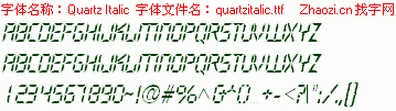 查看字体及作者详细介绍