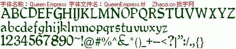 查看字体及作者详细介绍