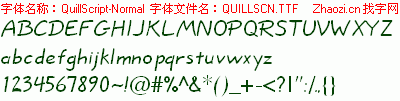 查看字体及作者详细介绍