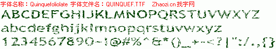 查看字体及作者详细介绍