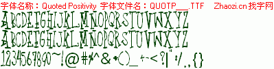 查看字体及作者详细介绍