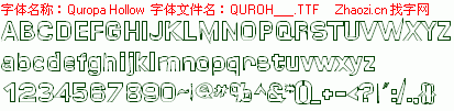 查看字体及作者详细介绍