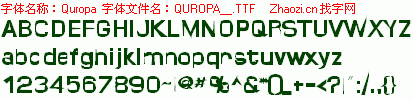 查看字体及作者详细介绍