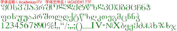查看字体及作者详细介绍