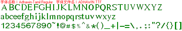 查看字体及作者详细介绍