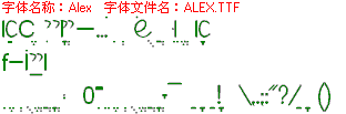 查看字体及作者详细介绍