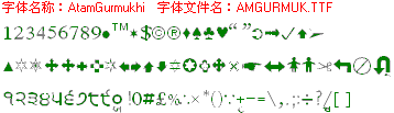 查看字体及作者详细介绍