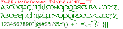 查看字体及作者详细介绍