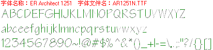 查看字体及作者详细介绍