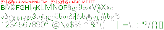 查看字体及作者详细介绍