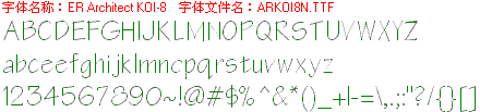 查看字体及作者详细介绍