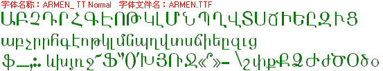 查看字体及作者详细介绍