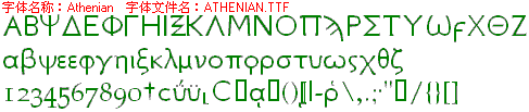 查看字体及作者详细介绍