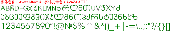 查看字体及作者详细介绍