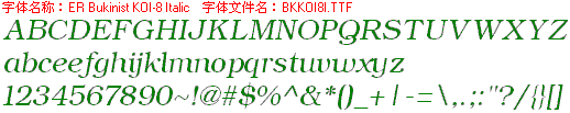 查看字体及作者详细介绍