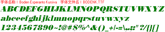 查看字体及作者详细介绍