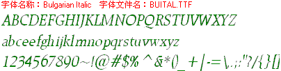 查看字体及作者详细介绍