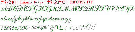 查看字体及作者详细介绍