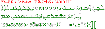 查看字体及作者详细介绍