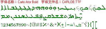 查看字体及作者详细介绍