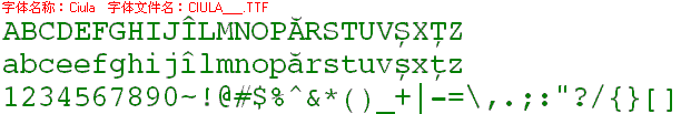 查看字体及作者详细介绍