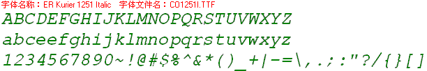 查看字体及作者详细介绍