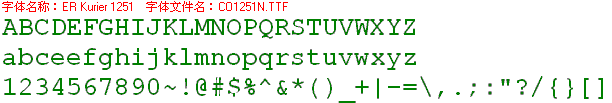 查看字体及作者详细介绍