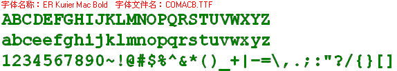查看字体及作者详细介绍