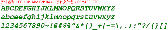 查看字体及作者详细介绍