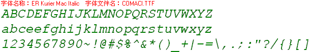查看字体及作者详细介绍