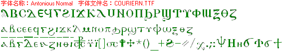 查看字体及作者详细介绍