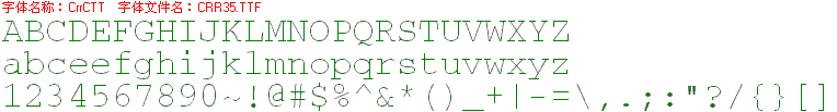 查看字体及作者详细介绍