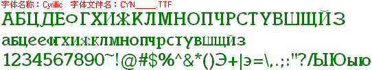 查看字体及作者详细介绍