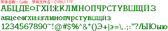 查看字体及作者详细介绍